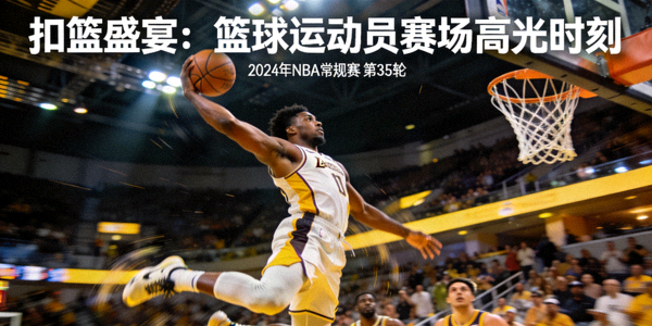 体育热点新闻图片：篮球运动员扣篮精彩瞬间